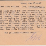 All.Bes. - Wehen ü. Wiesbaden 2, Poststelle I, GA-Karte+Zusatz n. Konstanz 1946