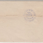 DR - 3 Pfg., Drucksachenbrief Huenfeld - Mansbach 1881, ohne Inhalt