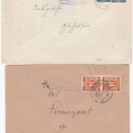 All.Bes. - (16) Landpoststellen ü. Gelnhausen, 6 verschiedene a. Briefen 1946