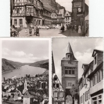 Rheinland-Pfalz - Bacharach, 5 sw-Fotokarten 50/60er-Jahre ungelaufen