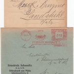 DR/BRD - Offenbach a/Main, Pöstchen v. 9 Heimatbelegen ex 1884-1981