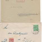 DR/BRD - Offenbach a/Main, Pöstchen v. 9 Heimatbelegen ex 1884-1981