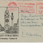 BRD - Straubing 1970, 30 Pfg. AFS "Gäubodenvolksfest", illustr. Brief n. München