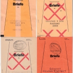 BRD - Regensburg-Hof-München bzw. Regensburg-München, Bahnpost, 6 Belege 1961/88