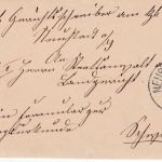 Bayern/All.Bes. - Neustadt /Saale 3 Heimatbelege (Zustellurkunde etc.) 1871/1945