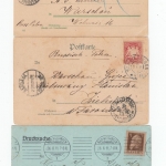 Bayern/DR - Bad Kissingen, interessanter Posten 8 Heimatbelege ca. 1870/1943