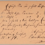 Bayern - Königshofen i. Grbf. (1874), K1 a. 2 Kr. GA-Karte n. Augsburg