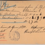 Bayern - Fladungen 13/6 (1881), HKS a. 5 Pfg. GA-Karte n. Ravensburg