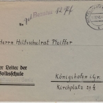 All.Bes. - Wülfershausen 17.12.45, Bezahlt L1 a. Brief n. Königshofen