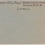 All.Bes. - Wülfershausen 17.12.45, Bezahlt L1 a. Brief n. Königshofen