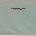 DR - Nürnberg 1943, 12 Pfg. AFS "Transportlader", Brief n. Grönenbach