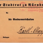 DR - Nürnberg 1935, 12 Pfg. AFS "Stadt d. Reichsparteitage", Brief n. Kastl