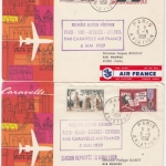 Frankreich - Air France, 1st-flight, Paris - Istanbul u. Rom, 2 Lupo-Briefe 1959