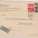 Slowakei - 2+1 Ks. Flupo-Ausg., Lupo-Zensurbrief Bratislava - Offenbach 1943