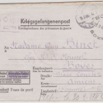 DR/Frankreich - Kriegsgefangenbrief Bocholt (M-Stalag VIF) n. Boves 1943
