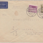 Berlin - 50+5 Pfg. Stadtbilder II, Lupo-Brief n. ITALIEN Berlin SO36 - Rom 1961