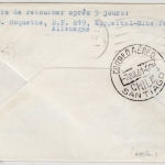 Schweiz - 50 Rp. Pro Patria, Lupo-Brief/LH-1st-flight n. CHILE, Zürich 1961 n.