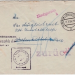 Berlin - Charlottenburg 2, 1953 - Brief/Nachporto n. Wolfenbüttel, Hinweis-L3