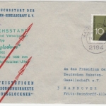BRD - Post- u. Versorgungsrakete "Großglockner", Versuchsstart, Sahlenburg 1962