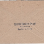 Berlin/SBZ - Schwatzaufdruck/SBZ Mischfrankatur Ortsbrief Berlin-Dahlem 26.11.48