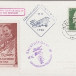 Saarland - Saarbrücken 1958, Gebr. Wright Gedächtnisflug, Sonderkarte