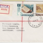 Papua New Guinea - 9+30 C. Telekom, Einschreibebrief Kerema - Köln 1973