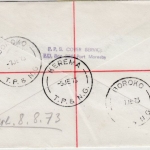 Papua New Guinea - 9+30 C. Telekom, Einschreibebrief Kerema - Köln 1973