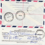 Papua New Guinea - 10+30+35 T. Flugzeuge, Lupo-Einschreibebrief Kainantu 1981 n.