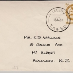 Papua New Guinea - 5 P. Sprinter, Brief Lalibu - Auckland 1964