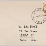 Papua New Guinea - 5 P. Sprinter, Brief Laiagam - Leeds/UK 1963