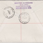 Papua New Guinea - 2x20 T. Polizei u.a. Lupo-Einschreibebrief Moem Barracks 1979