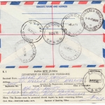 Papua New Guinea - 2x20 T. South Pacific Games Lupo-Einschreibebrief Saidor 1975