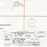 Papua New Guinea - 17 t Electric Commision GA-Umschlag+Zusatz Einschreibebrief