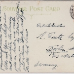 Scotland - Pass of Glencoe, farb. Passepartout-AK, gelaufen 1911