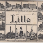 Frankreich - Lille, sw-Mehrbildkarte, gelaufen/Feldpost 1915