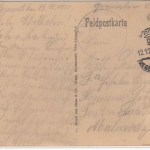 Frankreich - Chauny Offizierskasino, sw-AK gelaufen/Feldpost 1915