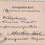 Italien - Triest, Canal grande (m. Segelschiffen), sw-AK gelaufen 1899