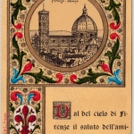 Italien - Firenze, Duomo, farb. Präge-Gruss-AK gelaufen 1910