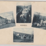 Tschechien - Krnsko, sw-Mehrbild-AK gelaufen 1925