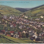 Tschechien/Sudetenland - Skt. Joachimsthal Jáchymov farb. Ortsansicht 1917