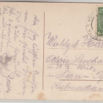 Tschechien - Vsetat-Privor, farb. Ortsansicht gelaufen 1912(?)