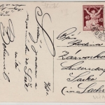 Tschechien/Sudetenland - Wegstädtl Štětí sw-Ortsansicht gelaufen 1921