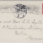 USA - Glenwood Springs Colorado, sw-Ortsansicht gelaufen 1906