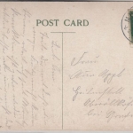 USA - Union Hill (New Jersey) Louis Street w. Turnhalle, farb.AK gelaufen 1911