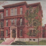 USA - St. Louis Missouri, Anheuser-Busch General Office Brauerei farb. AK