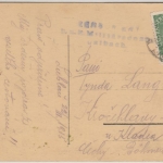 Slowenien - Ljubljana Laibach KuK Landwehr-Kaserne sw-AK gelaufen 1915