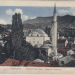 Bosnien-Herzegowina - Sarajevo Begova Moschee, farb. AK gelaufen/Feldpost 1916