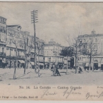 Spanien - La Coruna Galicien Canton Grande, sw-AK gelaufen ca. 1900