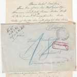 DR - Niederbieber-Segendorf ü. Neuwied, Poststelle I, Feldpostbrief/Nachporto n.