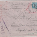 DR - 20 Pfg. Hindenburg, Zensurbrief/Sondertarif n. UNGARN, Wien 1941 n.